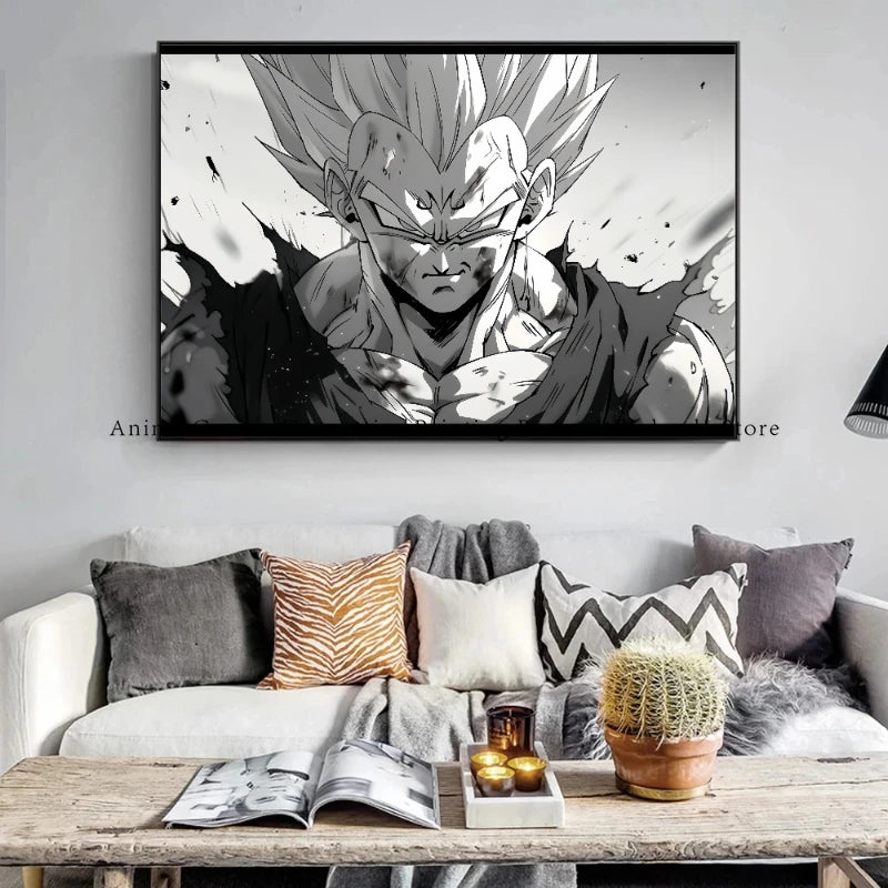Dragon Ball Anime Character Goku Poster Canvas Painting Suitable for Fashion Home Room Wall Decor Mural Christmas Children Gift Dragon Ball Anime Character Goku Poster Canvas Painting Suitable for Fashion Home Room Wall Decor Mural Christmas Children Gift